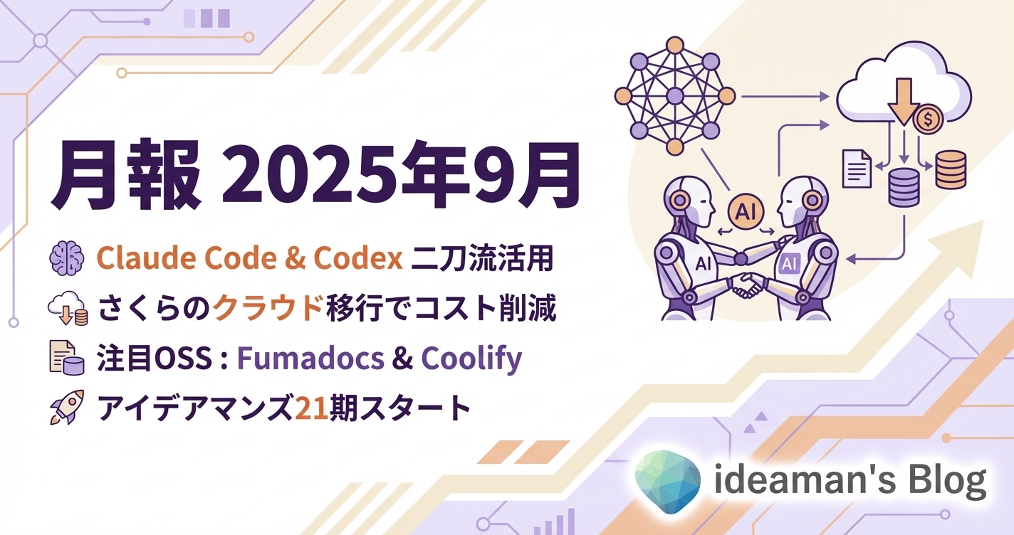 月報 2025年9月
